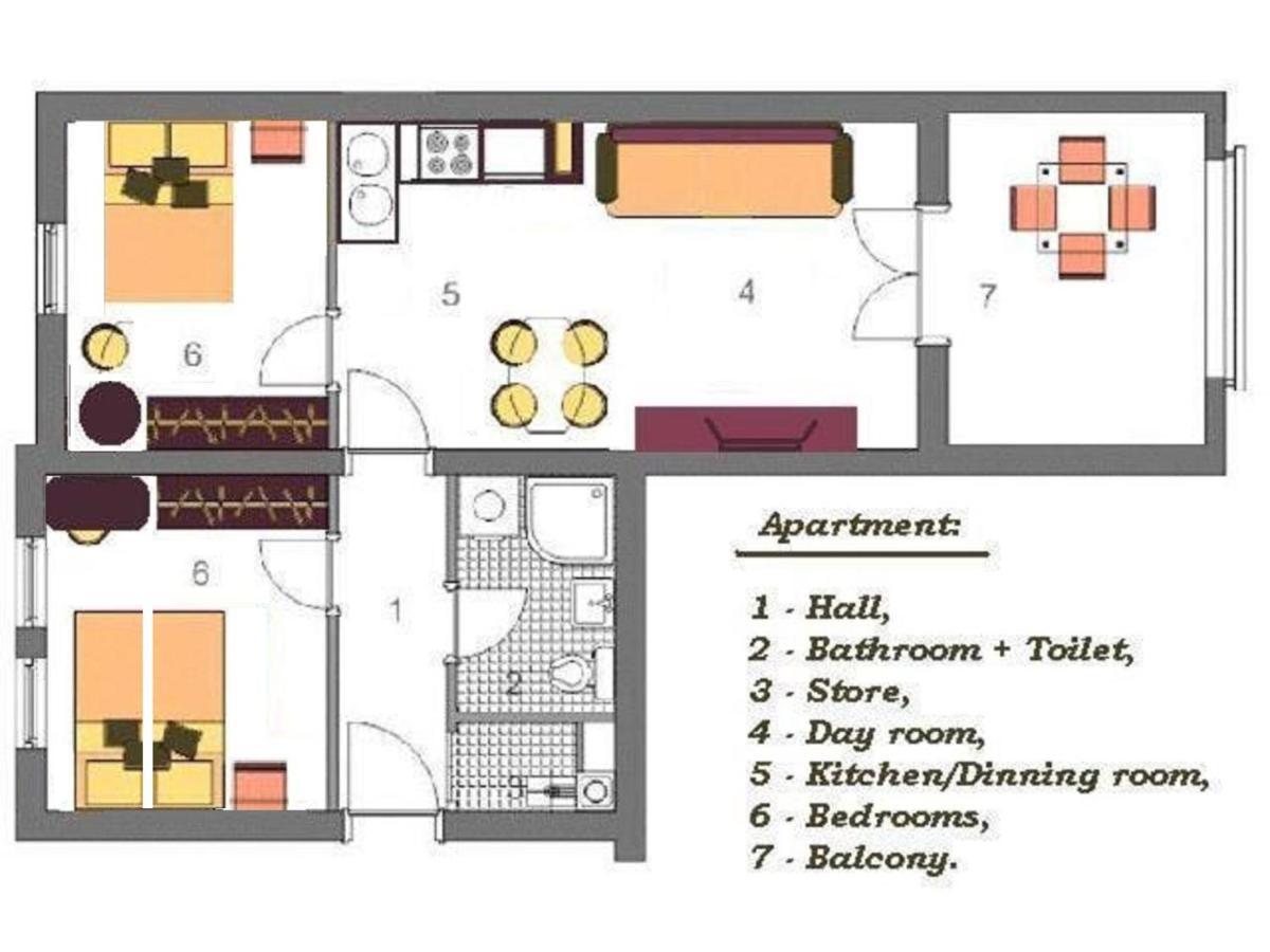 Apartment Ljudmila Vodice Esterno foto